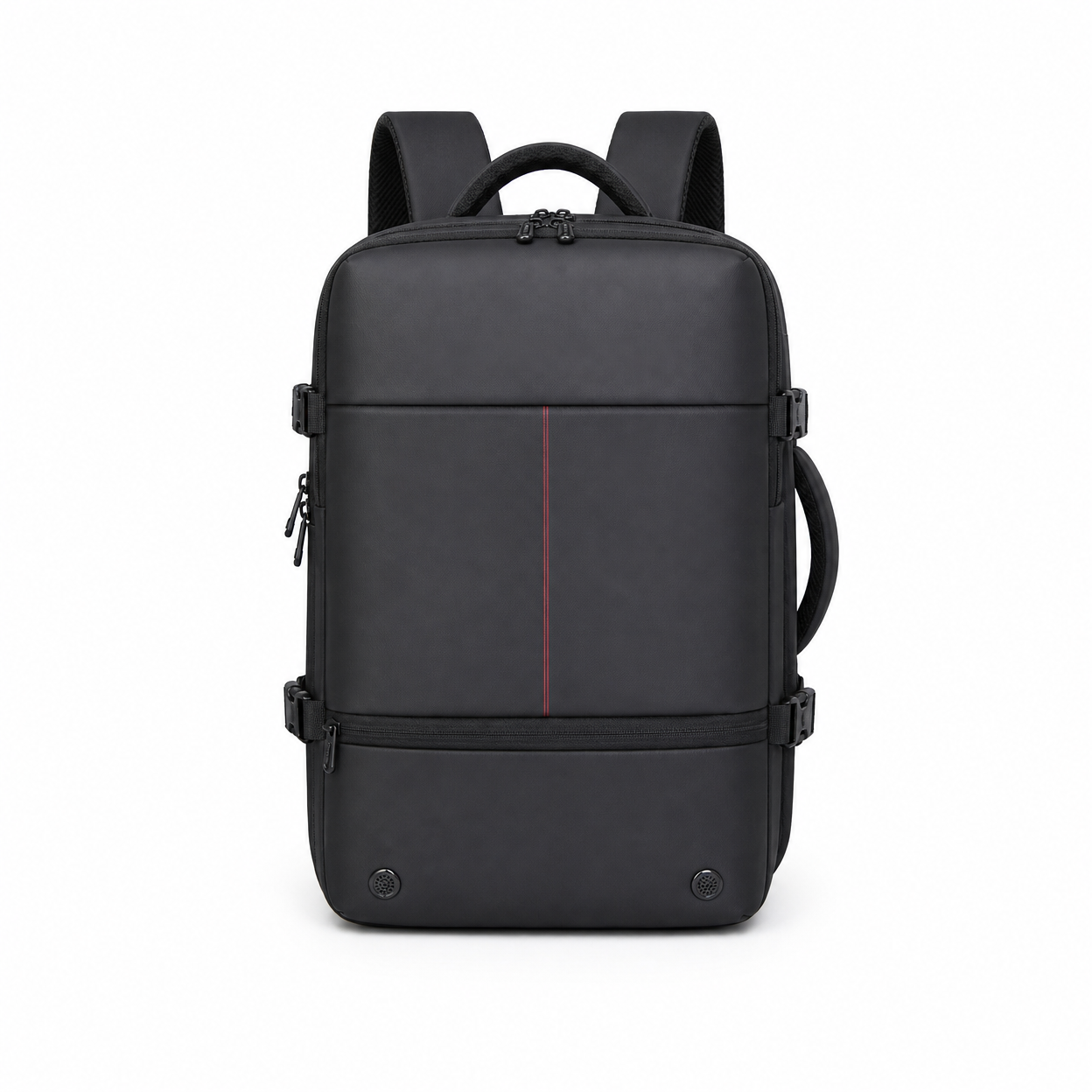 Rolling Joy OEM vacuum compression travel backpack model 2521 black dark grey expandable 45 30 22 8 expandable