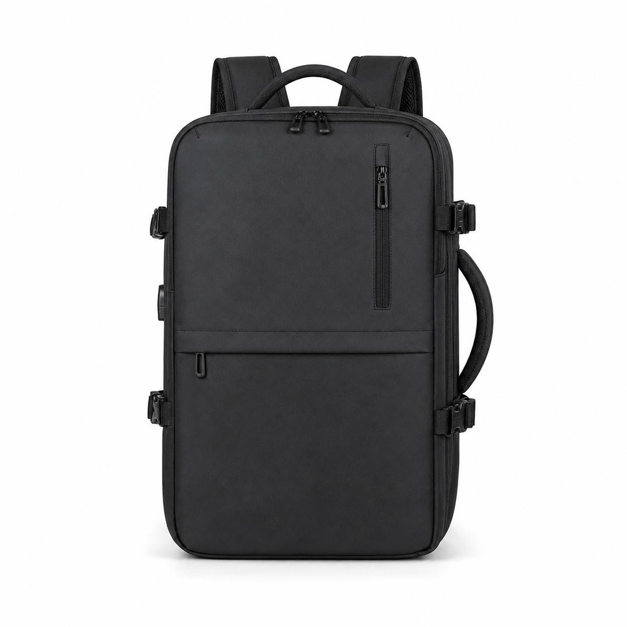 Rolling Joy OEM vacuum compression travel backpack model 2522 black expandable 45 30 22 8 expandable