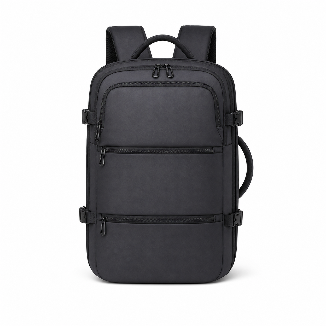 Rolling Joy OEM vacuum compression travel backpack model 2523 black grey expandable 45 30 22 8 expandable