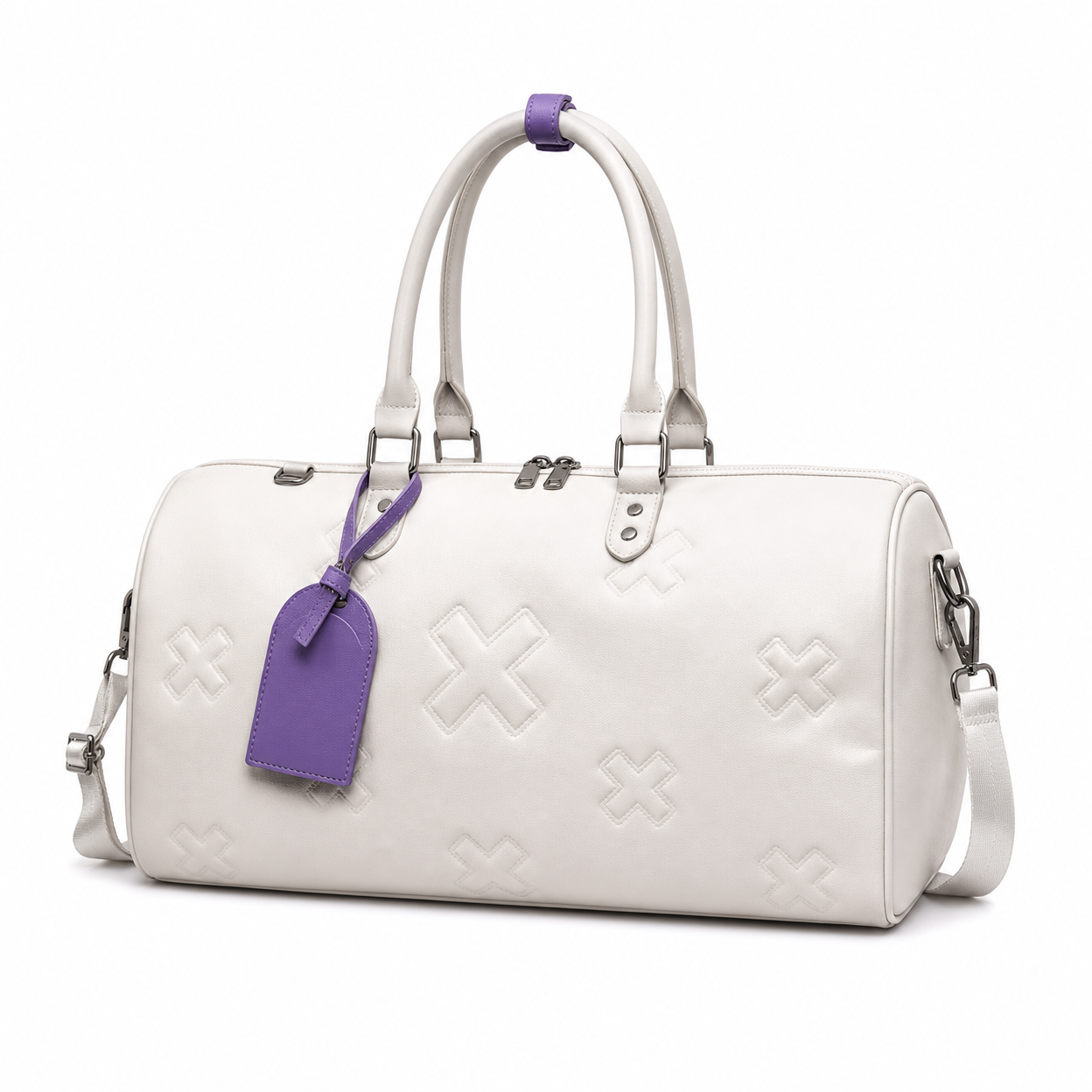 Rolling Joy OEM pu sports and travel bag 3700-1 embossed plus texture four colors 45 20 18 PU