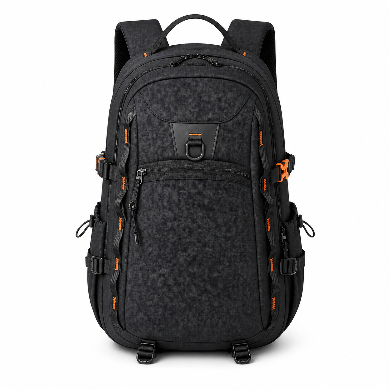 Rolling Joy OEM #3500 lightweight outdoor casual backpack black 46 x 30 x 20cm Water-resistant nylon