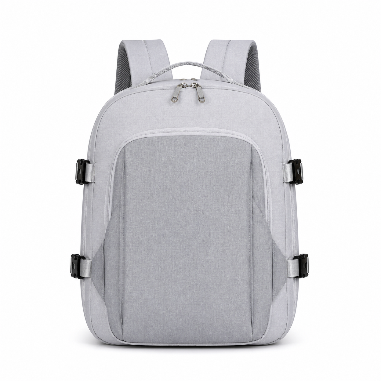 Rolling Joy OEM #4700 shoe compartment travel backpack light grey 40 x 30 x 20cm