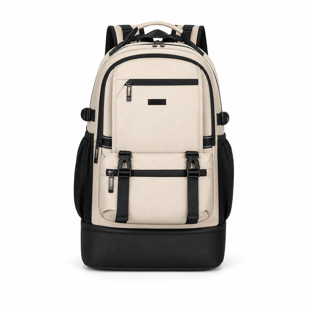 Rolling Joy OEM #5800-6 fashionable casual backpack khaki 52 x 33 x 20cm Oxford fabric, textile lining