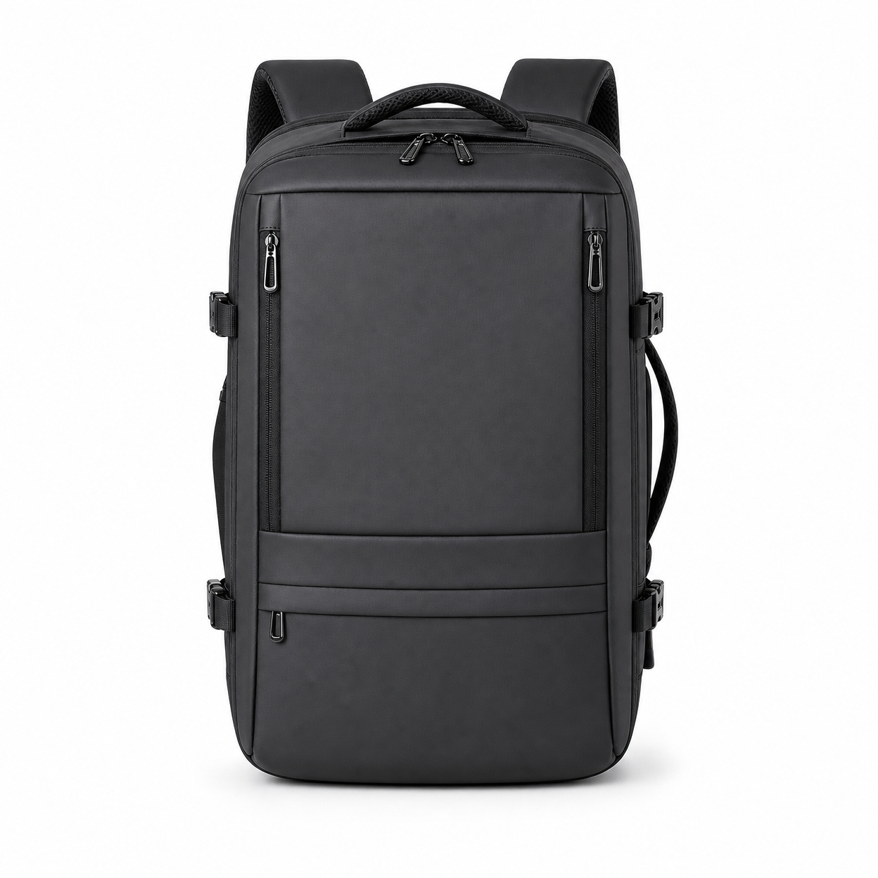 Rolling Joy OEM #5800-7 expandable travel backpack black 45 x 30 x 20 8cm Water-resistant coated fabric